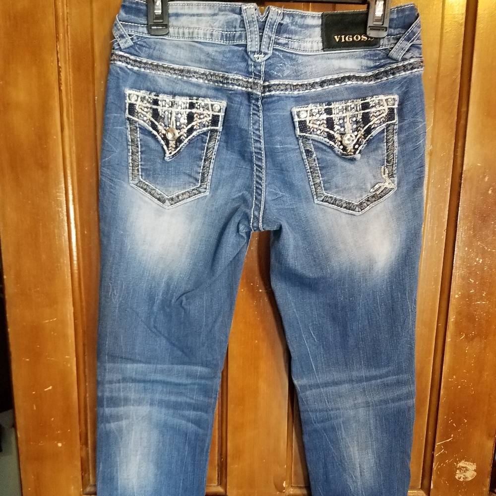 Women's vigoss skinny ankle jeans size 7/8